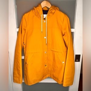Ladies Volcom Rain Jacket. Yellow. Size M